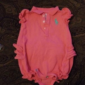 Ralph Lauren ruffle bum onsie